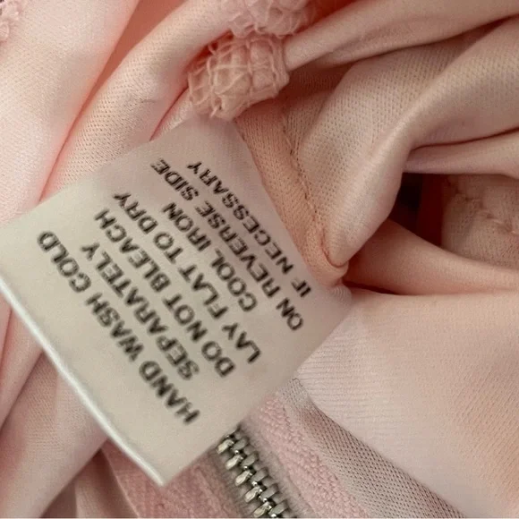 Mable Heartbreaker Strapless Pink Glitter Heart Ruffle Tulle Dress Medium - Picture 15 of 16